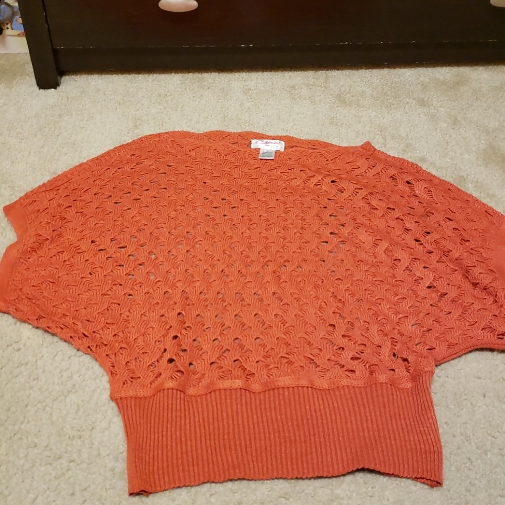 Orange sweater